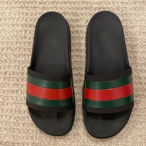Authentic Gucci web slides (very minor scratches)